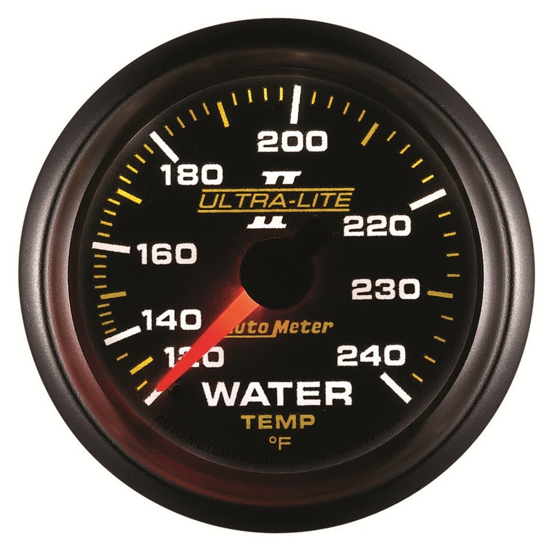 Load image into Gallery viewer, Autometer Ultra-Lite II 52mm 120-240 Deg F Mechanical Water Temp Gauge
