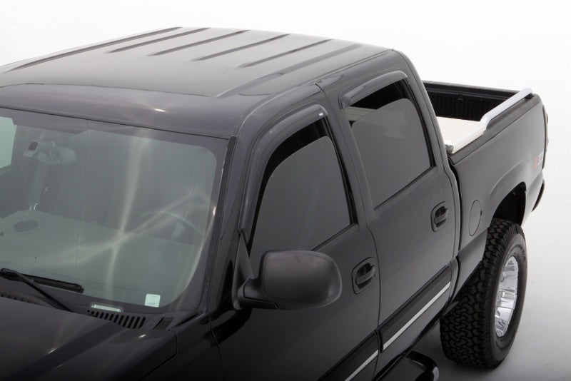 Load image into Gallery viewer, AVS 02-06 Cadillac Escalade EXT Ventvisor Outside Mount Window Deflectors 4pc - Smoke
