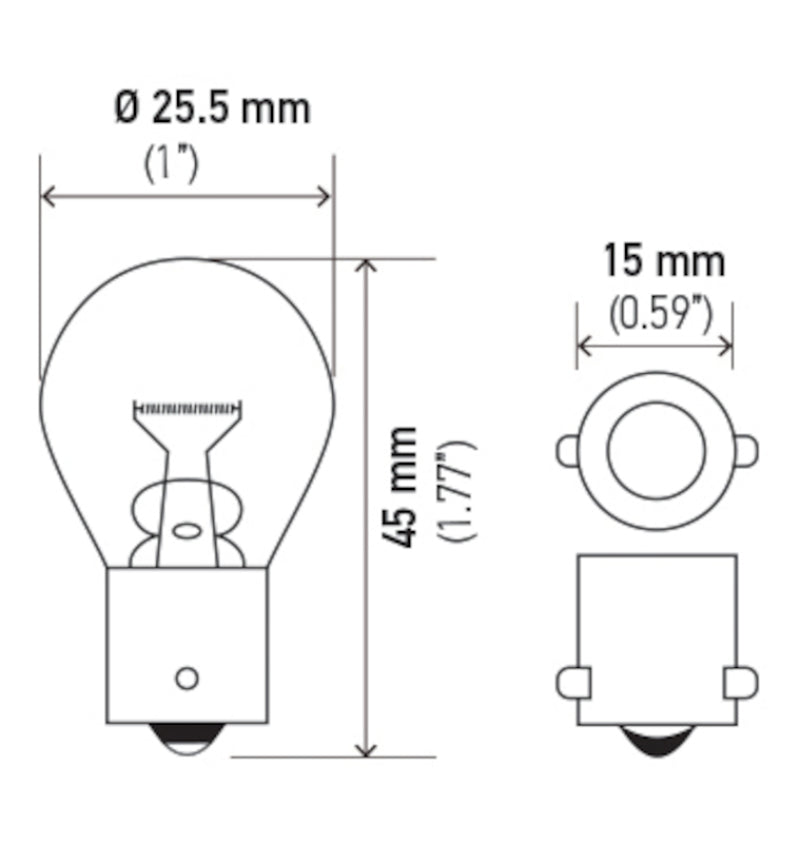 Load image into Gallery viewer, Hella Bulb 93 12V 13W BA15s S8
