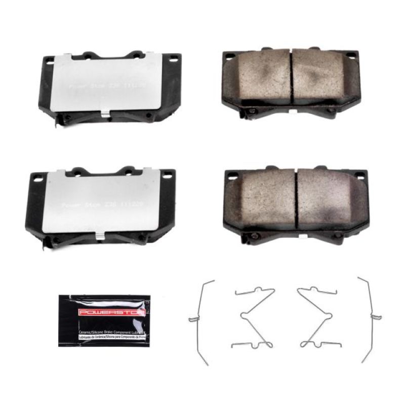 Load image into Gallery viewer, Power Stop 01-03 Toyota Sequoia Front Z36 Truck &amp; Tow Brake Pads w/Hardware
