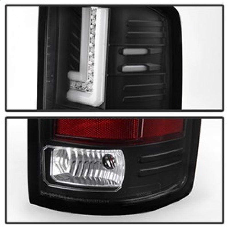 Load image into Gallery viewer, Spyder GMC Sierra 14-16 LED Tail Lights Black ALT-YD-GS14-LBLED-BK
