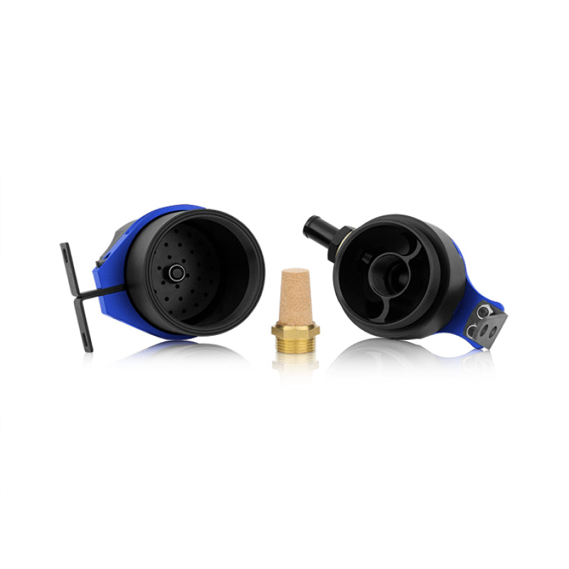 Load image into Gallery viewer, Mishimoto Universal Baffled Oil Catch Can - Blue
