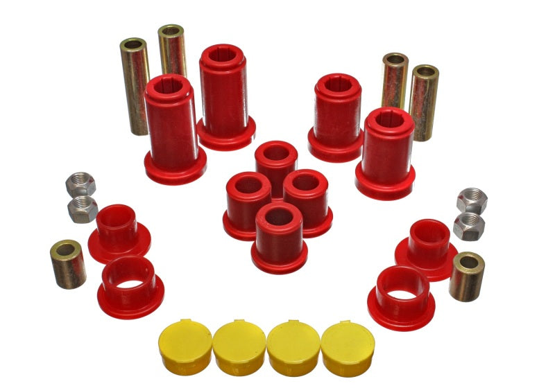 Load image into Gallery viewer, Energy Suspension 99-07 General Motors (Various) Red Front End Control Arm Bushing Set
