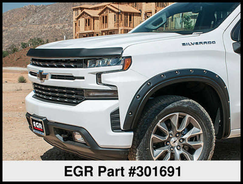 Load image into Gallery viewer, EGR 2019 Chevy 1500 Super Guard Hood Guard - Dark Smoke
