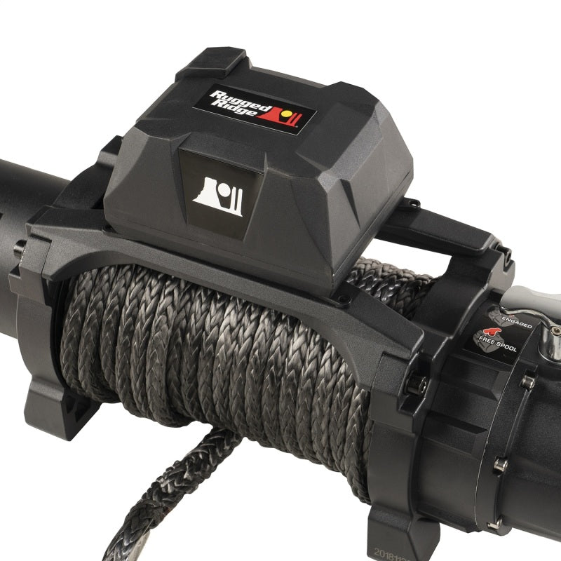 Load image into Gallery viewer, Rugged Ridge Trekker S12.5 Winch 12500lb Rope Wireless
