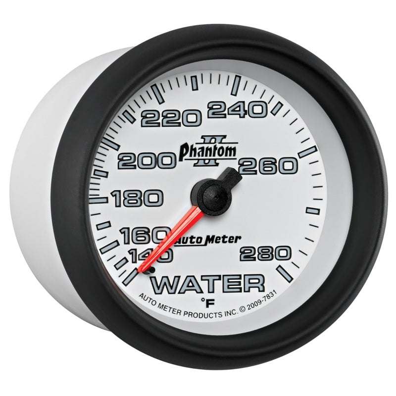 Load image into Gallery viewer, Autometer Phantom II 2-5/8in 140-280 Degree F Mechanical Water Gauge
