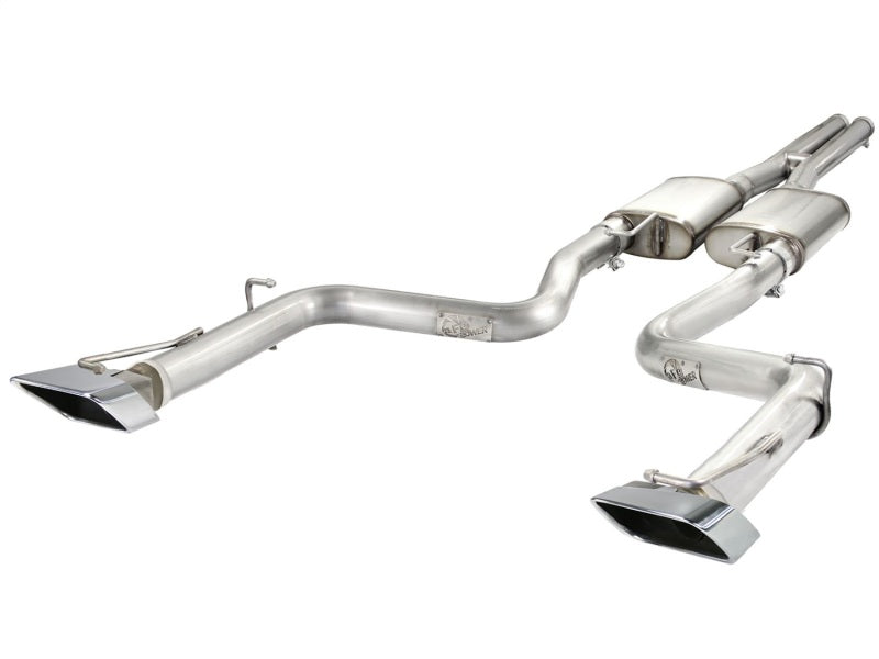 Load image into Gallery viewer, aFe MACHForce XP Exhausts Cat-Back SS-409 EXH CB Dodge Challenger SRT-8 08-12 V8-6.1/6.4L
