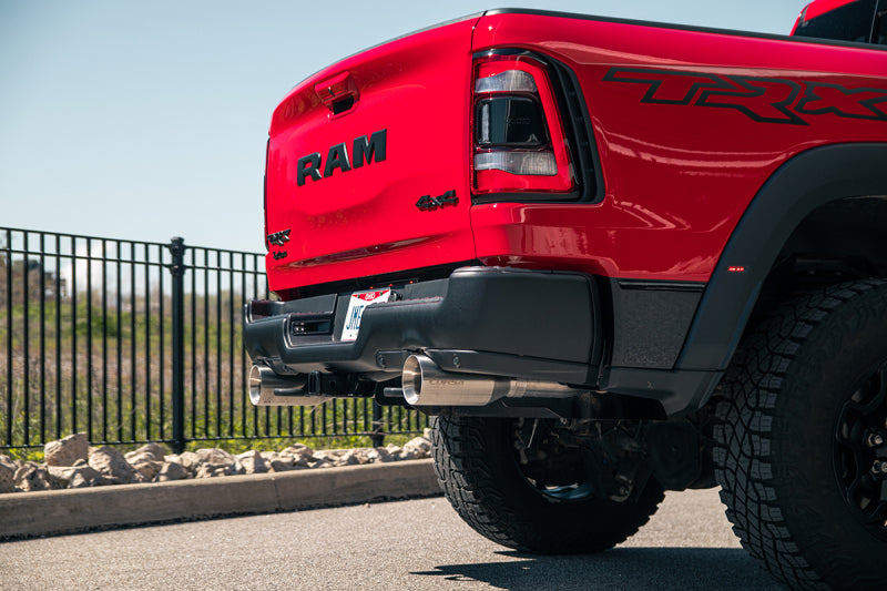 Load image into Gallery viewer, Corsa 2021-2024 Dodge Ram TRX Crew Cab Baja Catback Exhaust Dual Rear Gunmetal Tip
