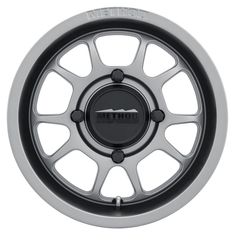 Load image into Gallery viewer, Method MR409 Bead Grip 15x7 / 5+2/38mm Offset / 4x136 / 106.25mm CB Steel Grey Wheel
