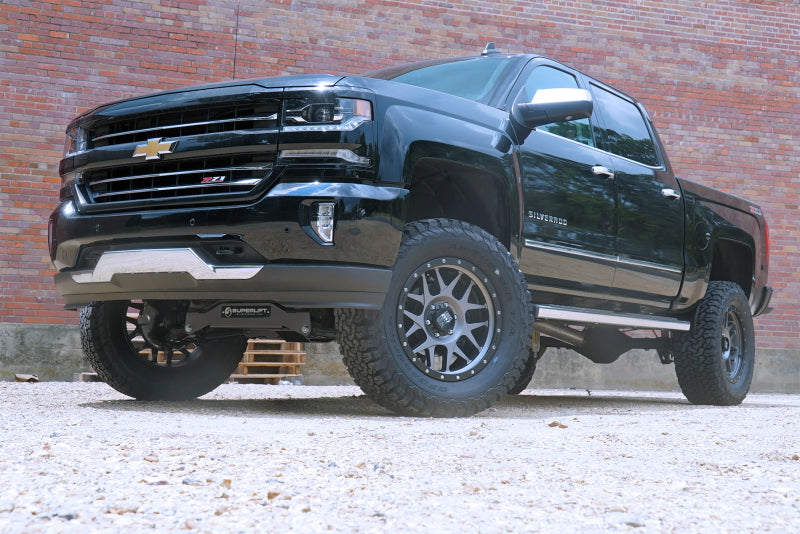 Load image into Gallery viewer, Superlift 14-16 GMC Sierra 1500 4WD 6.5in Lift Kit w/ Steel Cntrl Arms Fox Front Coilover &amp; 2.0 Rear
