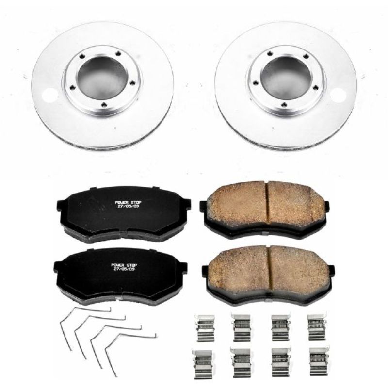 Load image into Gallery viewer, Power Stop 95-04 Toyota Tacoma Front Z17 Evolution Geomet Coated Brake Kit
