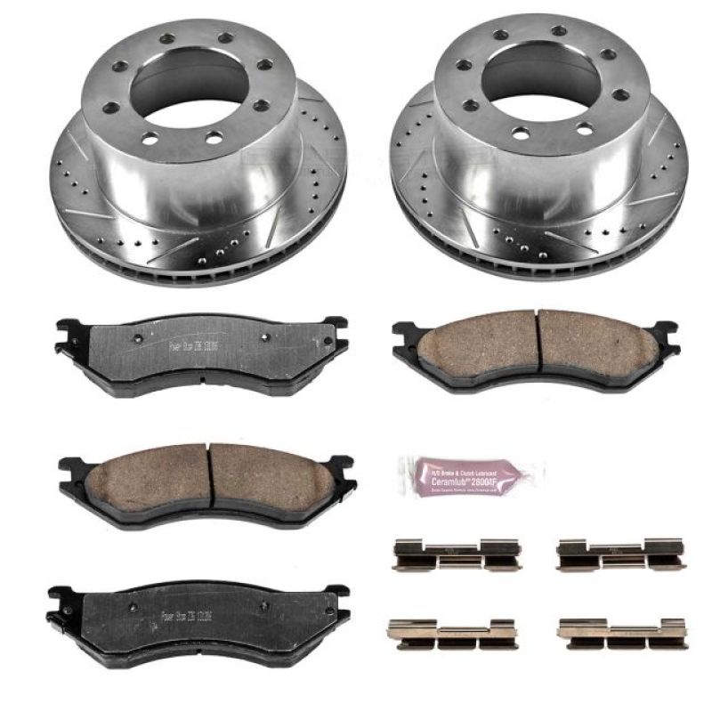 Load image into Gallery viewer, Power Stop 01-02 Dodge Ram 2500 Rear Z36 Truck &amp; Tow Brake Kit
