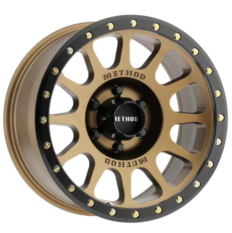 Load image into Gallery viewer, Method MR305 NV 17x8.5 0mm Offset 6x135 94mm CB Method Bronze/Black Street Loc Wheel
