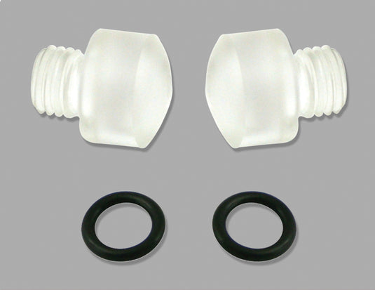 Moroso Clear-View Sight Plug w/O-Ring - 2 Pack