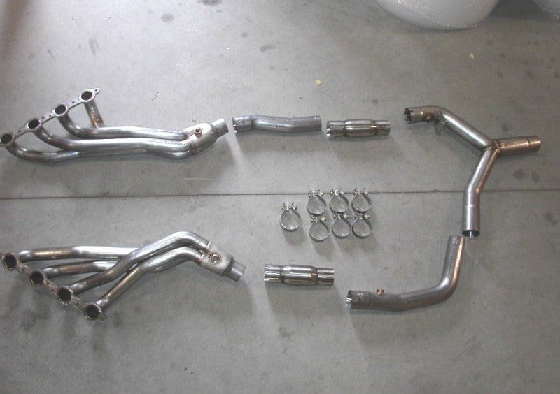 Load image into Gallery viewer, Stainless Works Chevy Camaro/Firebird 2001-2002 Headers Catted Y-Pipe
