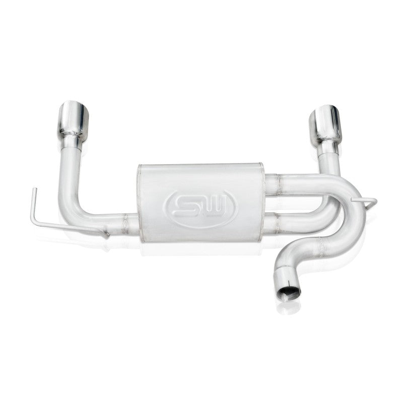 Load image into Gallery viewer, Stainless Works 2007-17 Jeep Wrangler Axle Back Exhaust
