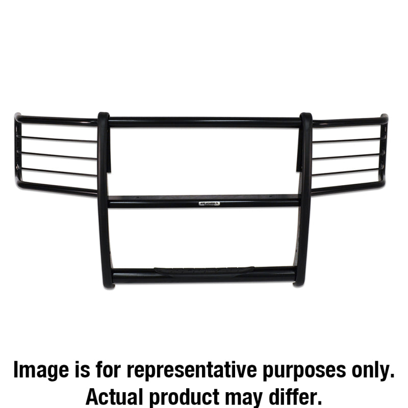 Load image into Gallery viewer, Go Rhino 08-10 Ford F-250/350 Super Duty 3000 Series StepGuard Center Grille + Brush Guards - Blk
