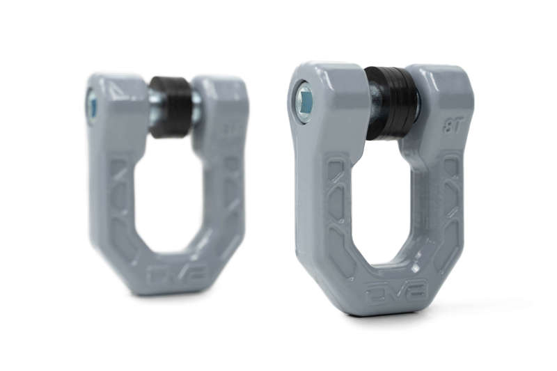 Load image into Gallery viewer, DV8 Offroad Elite Series D-Ring Shackles - Pair (Gray)
