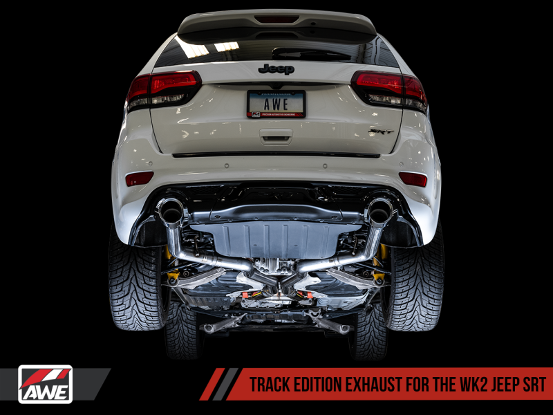 Load image into Gallery viewer, AWE Tuning 2020 Jeep Grand Cherokee SRT Track Edition Exhaust - Chrome Silver Tips
