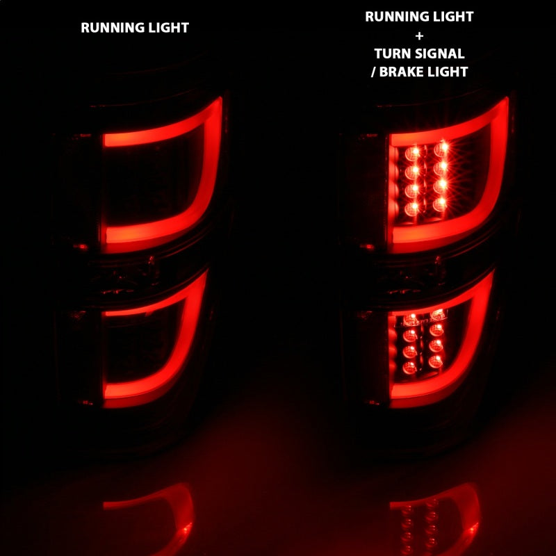 Load image into Gallery viewer, ANZO 2009-2013 Ford F-150 LED Taillights Black
