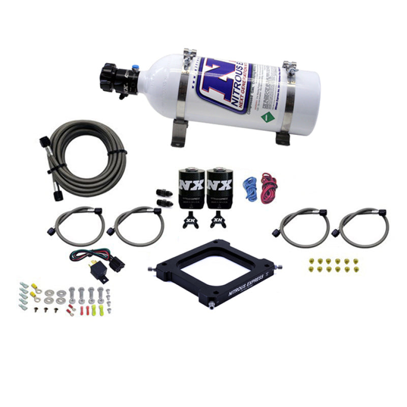 Load image into Gallery viewer, Nitrous Express 4500 Assassin Plate Stage 6 Nitrous Kit (50-300HP) w/5lb Bottle

