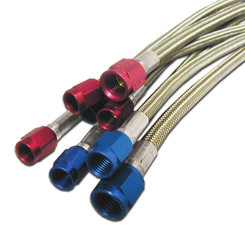 Load image into Gallery viewer, Nitrous Express 3AN 72in SS Braided Hose - Black
