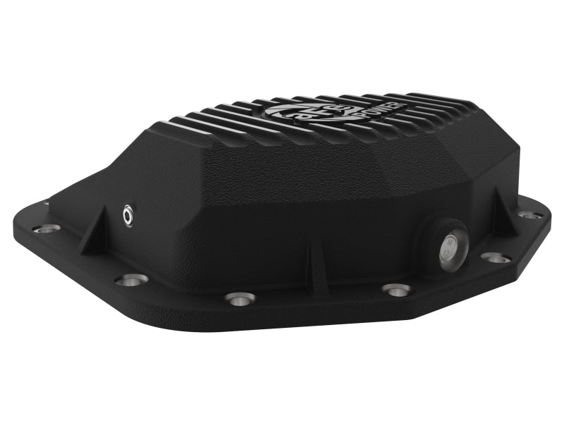 Load image into Gallery viewer, aFe POWER 21-22 Ram 1500 TRX Hemi V8 6.2L (sc) PRO Series Rear Differential Cover Black w/ Machined
