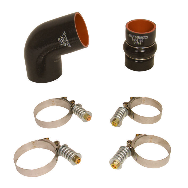 Load image into Gallery viewer, BD Diesel Intercooler Hose &amp; Clamp Kit - 2006-2010 Chevy Duramax (DS)
