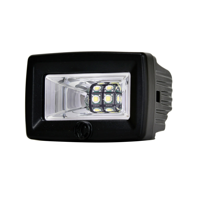 Load image into Gallery viewer, KC HiLiTES C-Series C2 LED 2in. Backup Area Flood Light 20w (Pair Pack System) - Black
