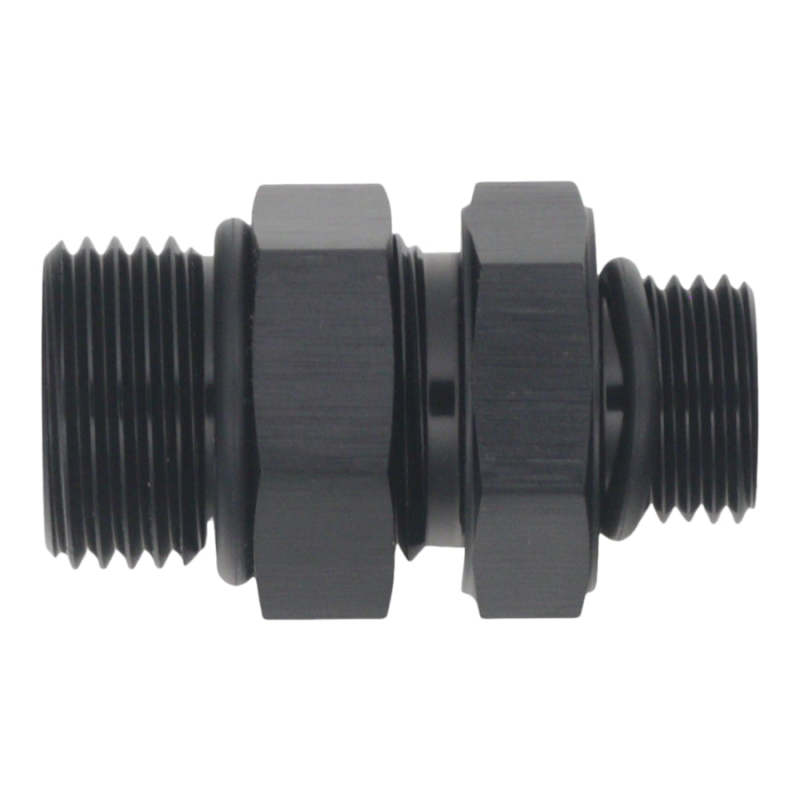 Load image into Gallery viewer, DeatschWerks 6AN ORB Male to 8AN ORB Male Swivel Adapter - Anodized Matte Black
