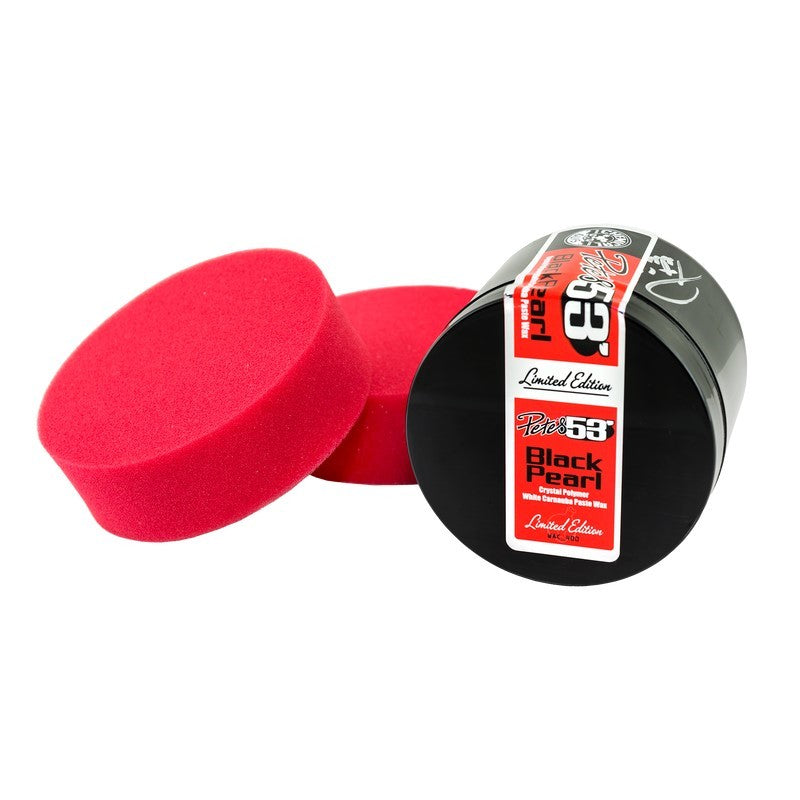 Load image into Gallery viewer, Chemical Guys Petes 53 Black Pearl Signature Carnauba Paste Wax w/Applicators - 8 oz
