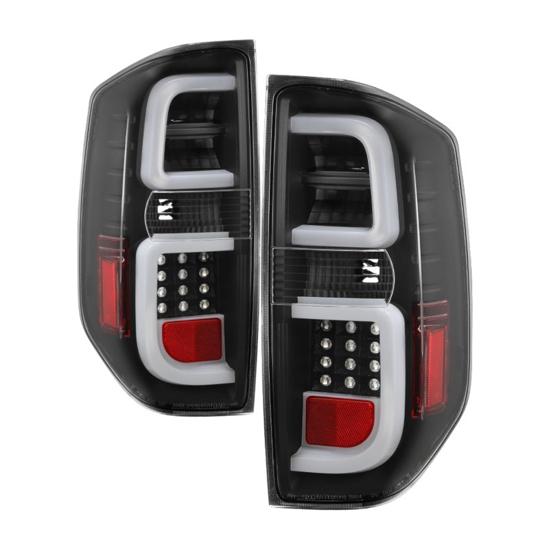 Load image into Gallery viewer, Spyder Toyota Tundra 2014-2016 Light Bar LED Tail Lights All Black ALT-YD-TTU14-LED-BKV2
