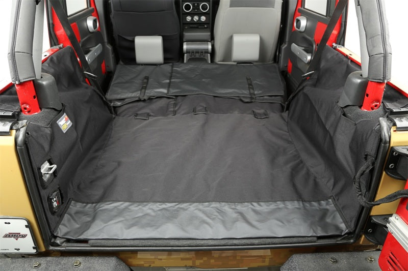 Load image into Gallery viewer, Rugged Ridge C3 Cargo Cover W/O Subwoofer 07-18 Jeep Wrangler JKU 4 Door
