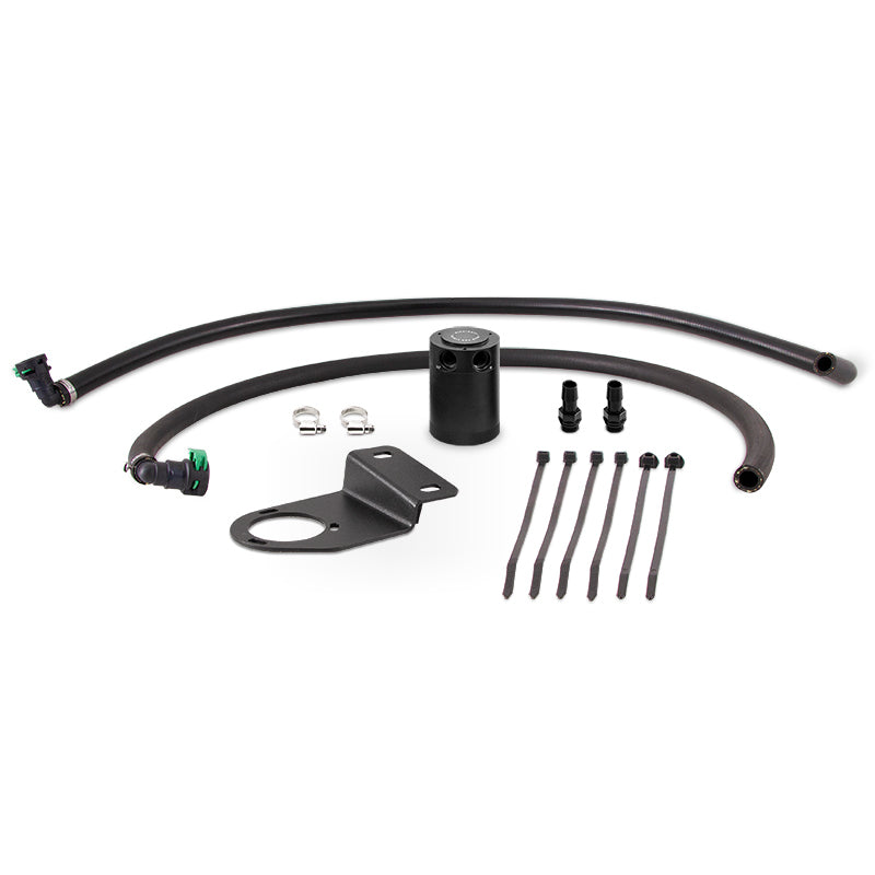 Load image into Gallery viewer, Mishimoto 19+ Ford Ranger Baffled Oil Catch Can Kit - Black
