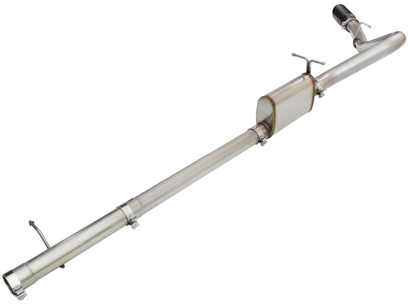 Load image into Gallery viewer, aFe MACHForce XP Exhaust 3in-3.5in SS Single Side Ext CB w/ Black Tip 99-04 Ford F150 V8 5.4L/6.8L
