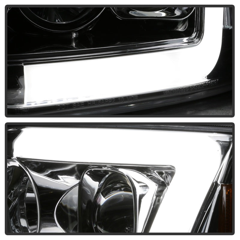 Load image into Gallery viewer, Spyder 97-03 Ford F-150 (After 6/1997) V2 Proj Headlights DRL LED - Chrm (PRO-YD-FF15097V2-LB-C)
