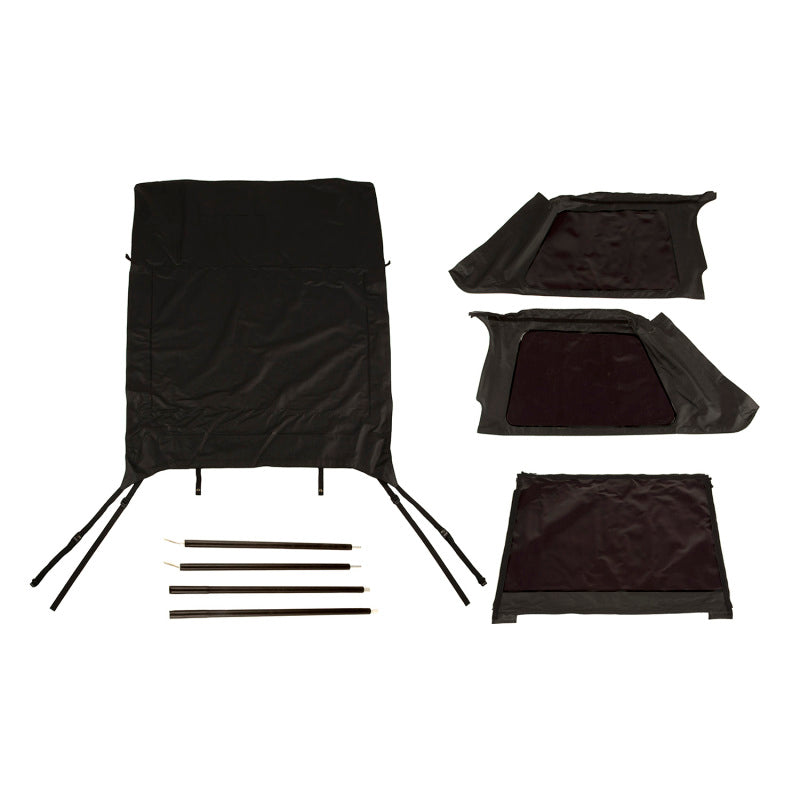 Load image into Gallery viewer, Rugged Ridge Montana Top Bowless Black Diamond 04-06 LJ
