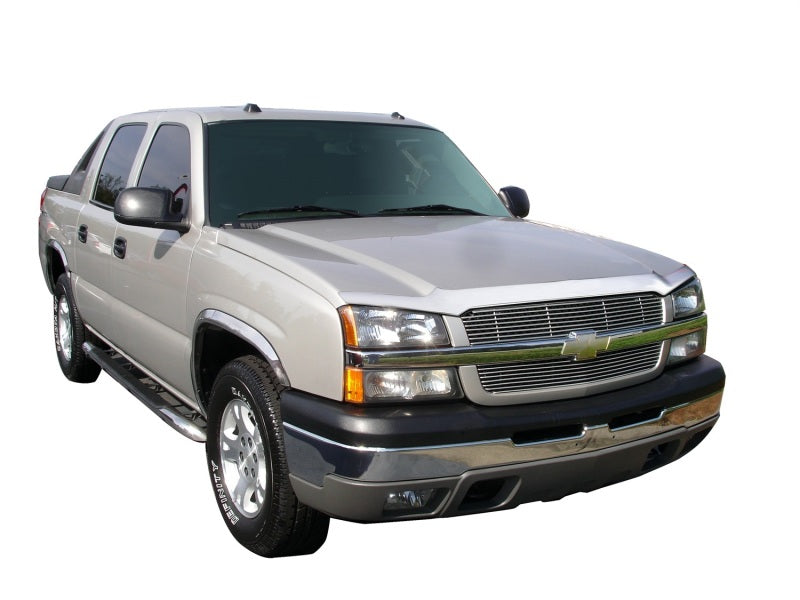 Load image into Gallery viewer, AVS 03-05 Chevy Silverado 1500 Aeroskin Low Profile Hood Shield - Chrome
