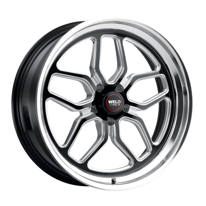Load image into Gallery viewer, Weld S107 22X10.5 Laguna 5X120.7 ET13 BS6.25 Gloss Black MIL Dia 78.1
