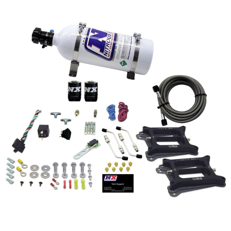 Load image into Gallery viewer, Nitrous Express Dual/4150/Gasoline Nitrous Kit (50-300HP) w/5lb Bottle

