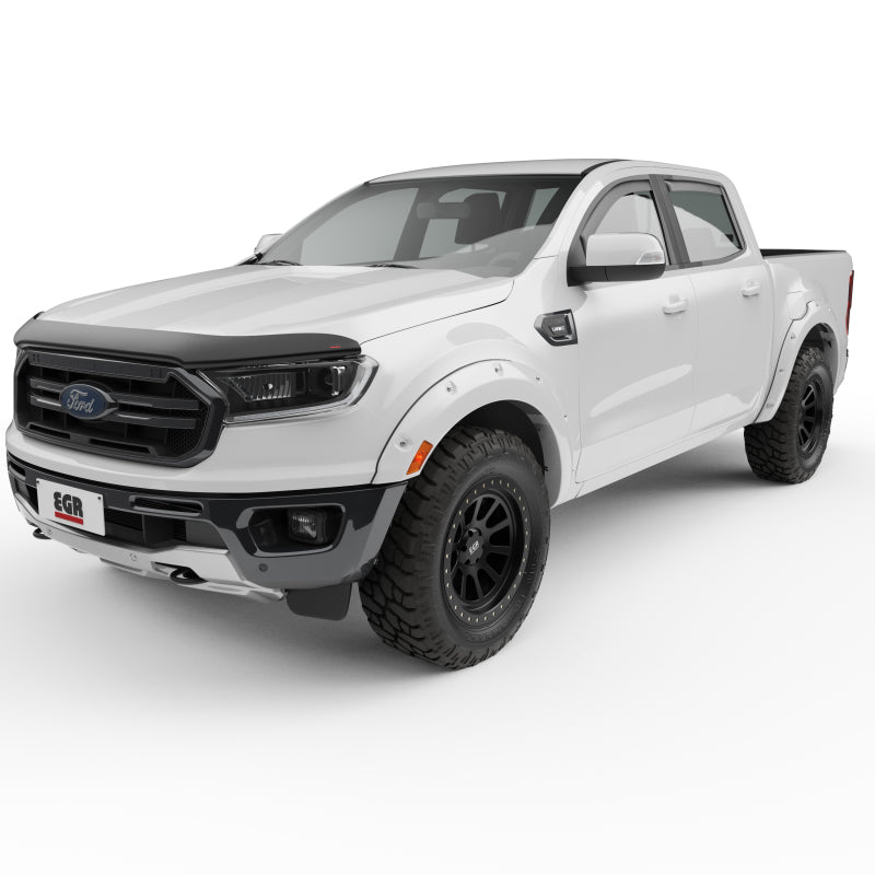 Load image into Gallery viewer, EGR 19-22 Ford Ranger Painted To Code Oxford Traditional Bolt-On Look Fender Flares White Set Of 4
