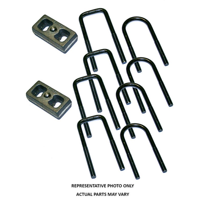 Load image into Gallery viewer, Superlift 99-10 Ford F-250 SuperDuty 1.5in Block Kit w/ 3 5/8 AxleTube &amp; Top Mounted Overload Leaf
