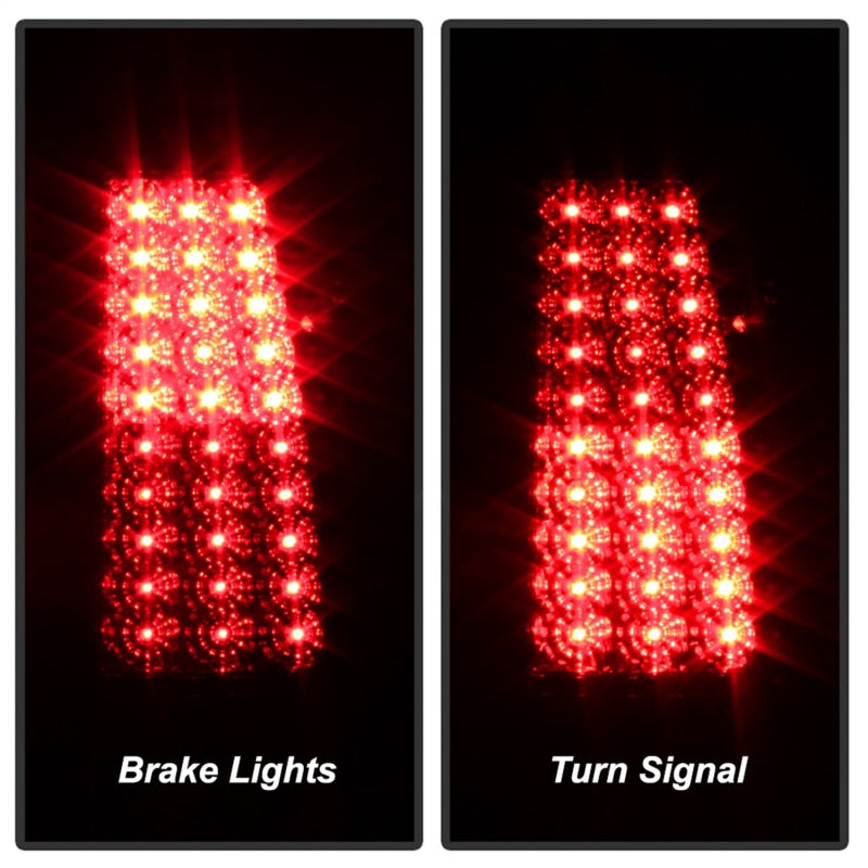 Load image into Gallery viewer, xTune Chevy Silverado 1500/2500/3500 99-02 LED Tail Lights Red Clear ALT-ON-CS99-LED-RC
