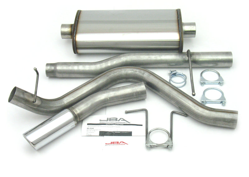 Load image into Gallery viewer, JBA 01-03 Ford F-150 Super Crew 4.6L/5.4L 409SS Pass Side Single Exit Cat-Back Exhaust
