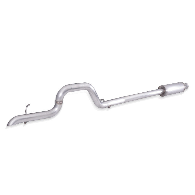 Load image into Gallery viewer, Stainless Works 2018+ Jeep Wrangler JL 304SS Factory Connect 2.5in Cat Back Dump Exhaust System
