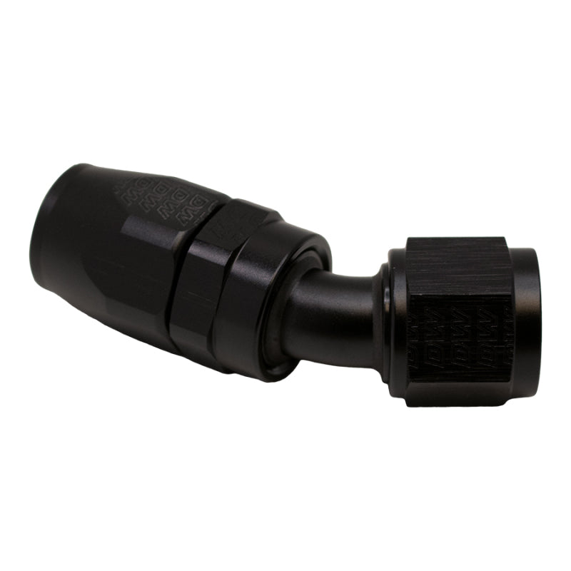 Load image into Gallery viewer, DeatschWerks 10AN Female Flare Swivel 30-Degreehose End CPE - Anodized Matte Black
