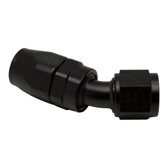 DeatschWerks 10AN Female Flare Swivel 30-Degreehose End CPE - Anodized Matte Black