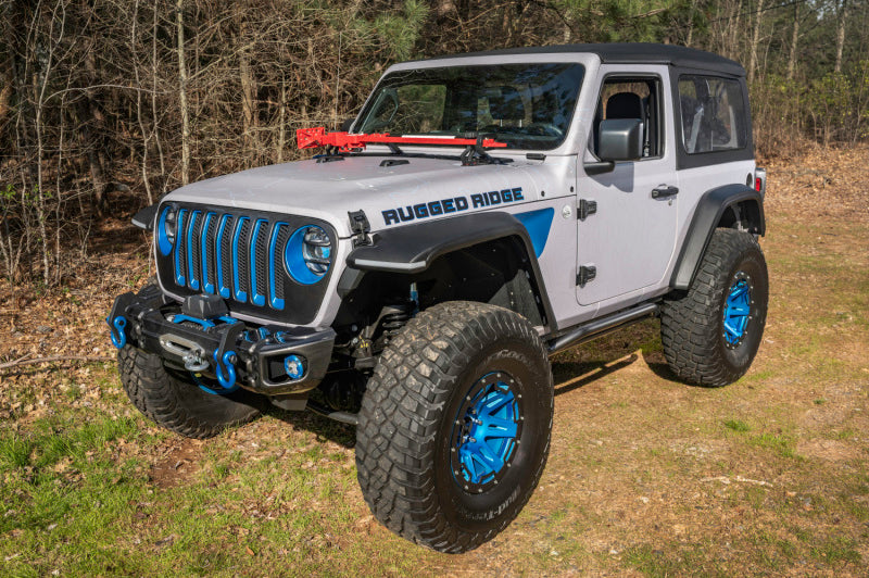 Load image into Gallery viewer, Rugged Ridge Max Terrain Fender Flare Set F &amp; R 18-22 Jeep Wrangler JL
