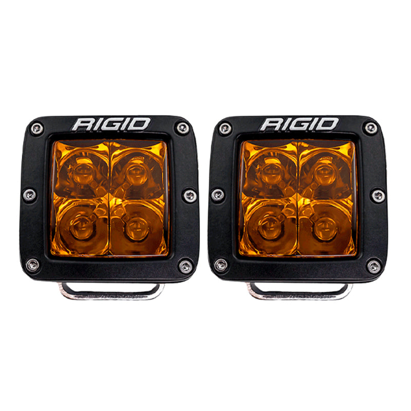Load image into Gallery viewer, Rigid Industries D-Series Spot w/ Amber PRO Lens (Pair)
