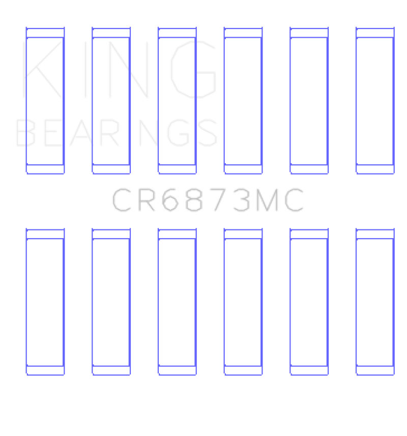 Load image into Gallery viewer, King Engine Bearings Toyota 2Gr-FE/ 3GR-FE Polymer Coated (Size 0.25) Connecting Rod Bearing Set
